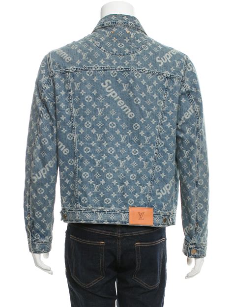 louis vuitton jean jacket supreme|louis vuitton supreme real.